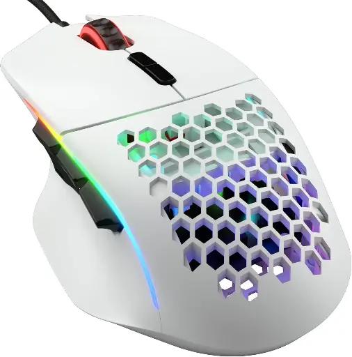Souris Gaming Glorious Model I - Ultra Légère 69g, RGB, Boutons Programmables, Ergonomique, Design Alvéolé